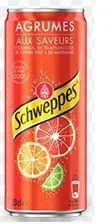 Schweppes Agrumes – Canette 33 cl · pack de 24